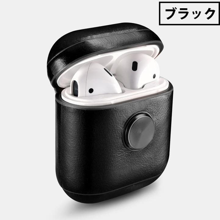 【正規品】iCARER アップル AirPods 用 本革 ビンテージレザー 保護ケース ハンドスピナ セットしたまま充電可能 カーキ｜mahsalink｜13