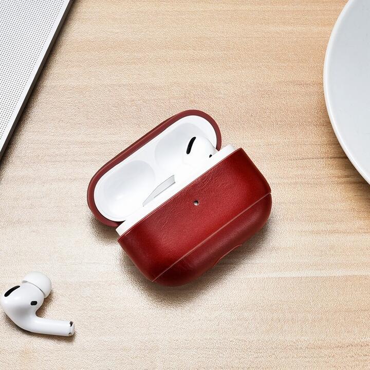 【正規品】IAP056 iCARER アップルAirPods 3 2021年用 本革 ビンテージレザー 保護ケース エアポッズ レザーケース 黒｜mahsalink｜11