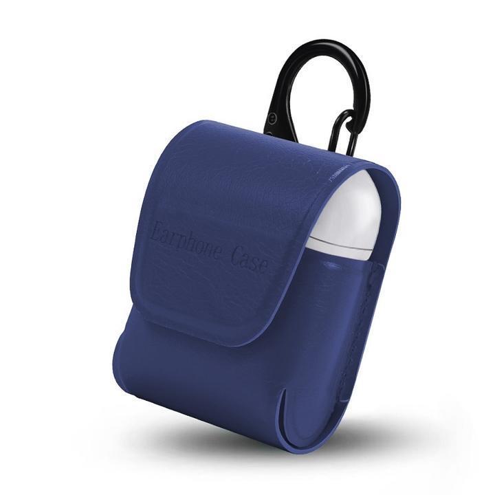 アップル AirPods、イヤホンケース PU ヘビ革風 エアーポッズ 収納カバー用 セットしたまま充電可能 カラビナ ローズ |  | 04