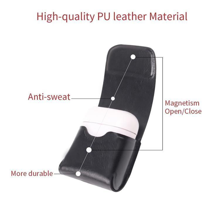 アップル AirPods、イヤホンケース PU ヘビ革風 エアーポッズ 収納カバー用 セットしたまま充電可能 カラビナ ローズ |  | 05