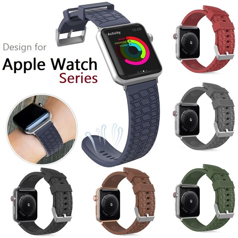 Apple Watch1 2 3 4 5 6 SEシリーズ 38/40/41mm用シリコン ウォッチ 