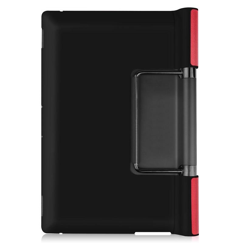 Lenovo Yoga Tab 13インチ YT-K606F用 PUレザー マグネット開閉式  タブレットカバーケース スタンド機能 ネイビー｜mahsalink｜08