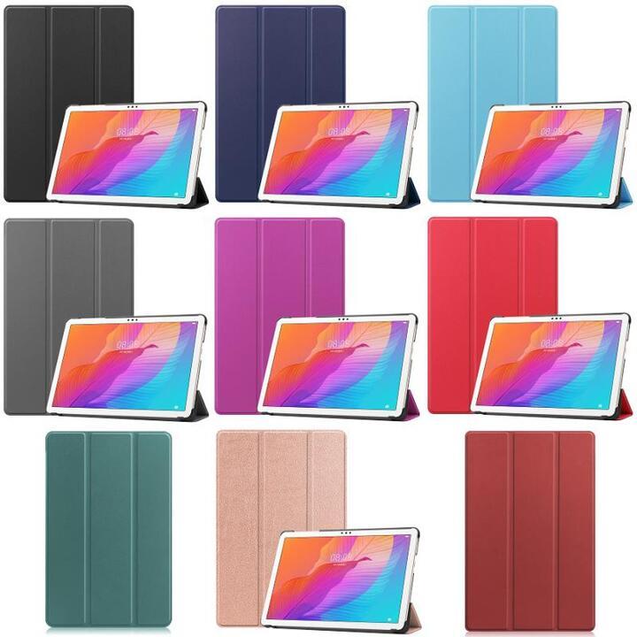 HUAWEI MediaPad T10 9.7インチ/T10S 10.1インチ/MatePad SE 10.1インチ 2022通用 PU革 スマート カバー ケース 三つ折り スタンド機能 紺｜mahsalink｜02