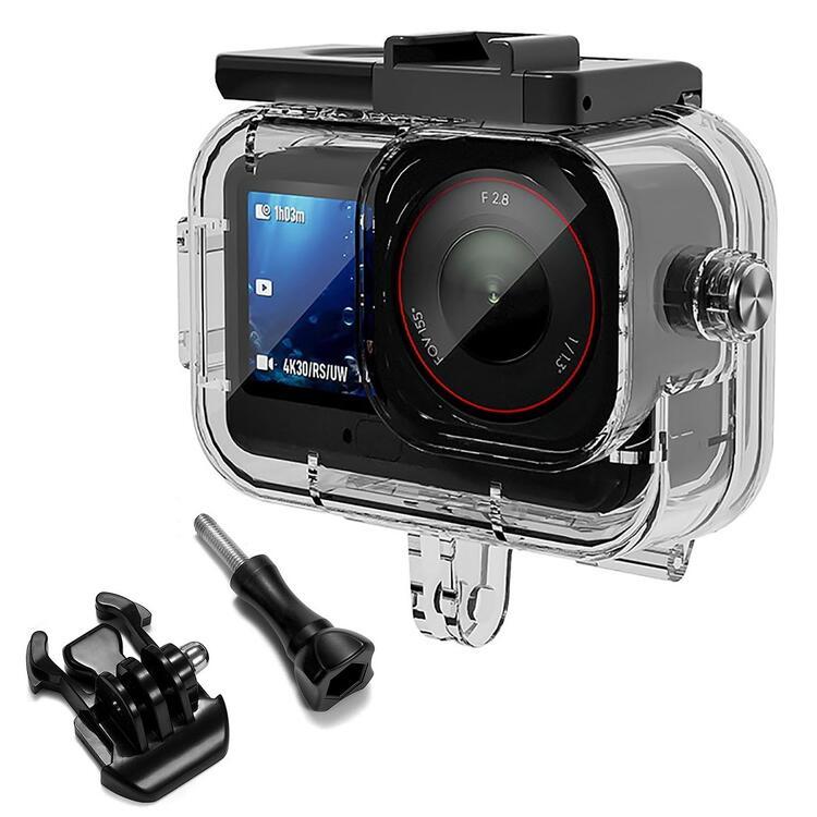 DJI Osmo Action 6用 PC素材 防水ケース アダプタ ネジ 3点セット