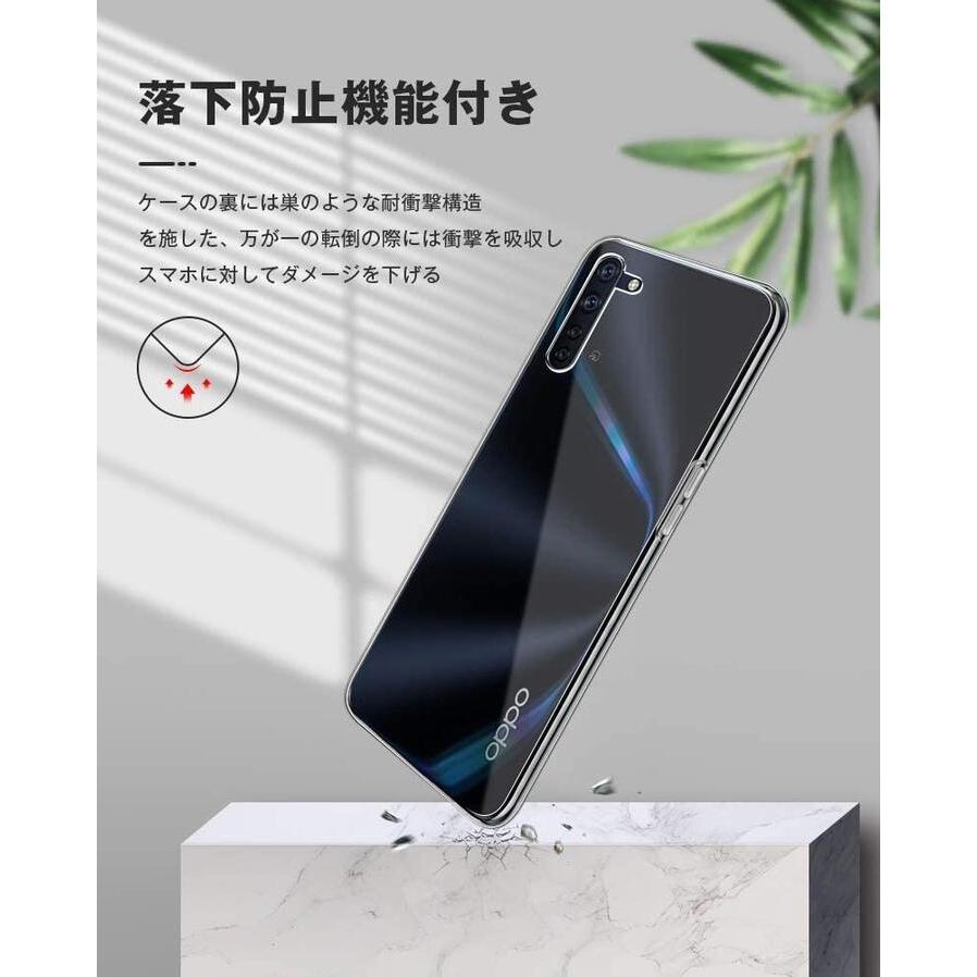 オッポ OPPO A79 5G対応機種用 TPU ソフト クリアケース バックカバー 透明 保護ケース 衝撃吸収 落下防止 クリア｜mahsalink｜05