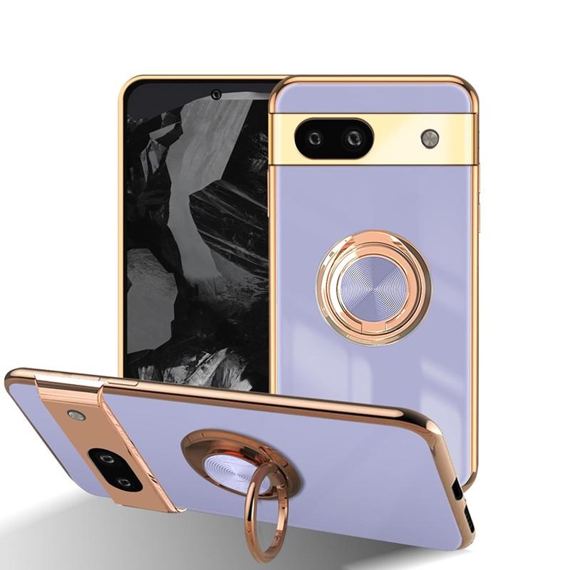 Google Pixel 8a用 TPU ソフト リング付き バックカバー 保護