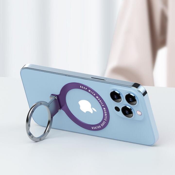 iPhone シリーズ、スマホ用 マグネットリング スタンド Magsafe充電