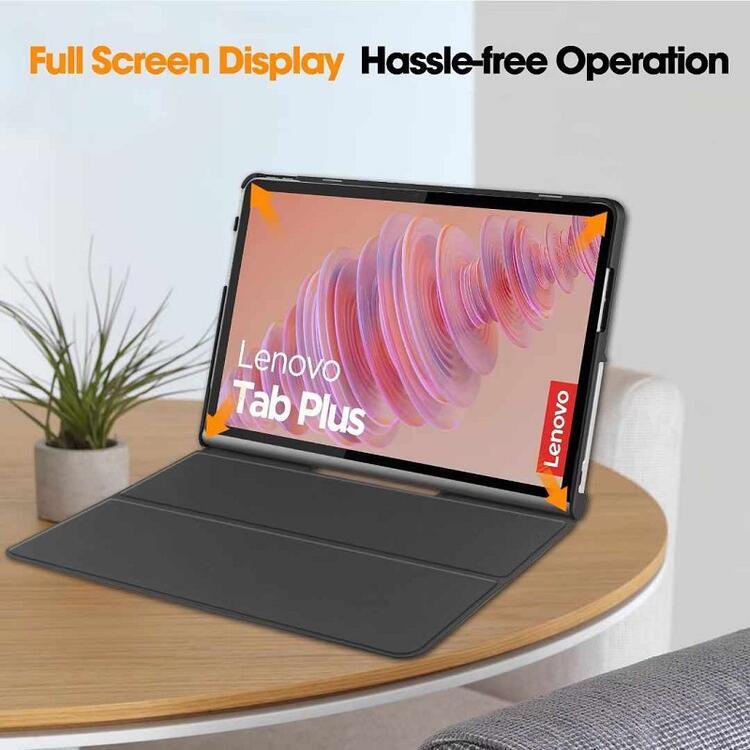 Lenovo Tab Plus 11.5インチ（ZADX0061JP）専用 PUレザー ケース