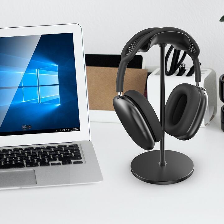 AirPods Max ブラック ケース スタンド AirPods Max Series Nanotac™ MagFit Stand - Spigen.com Official