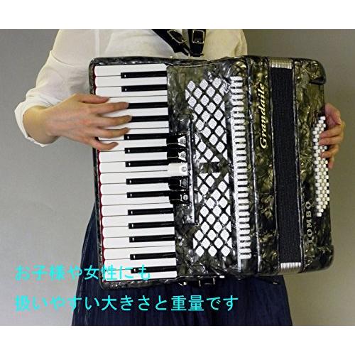 TOMBO トンボ アコーディオン 独奏用 GT-60B コスモグレーパールの画像