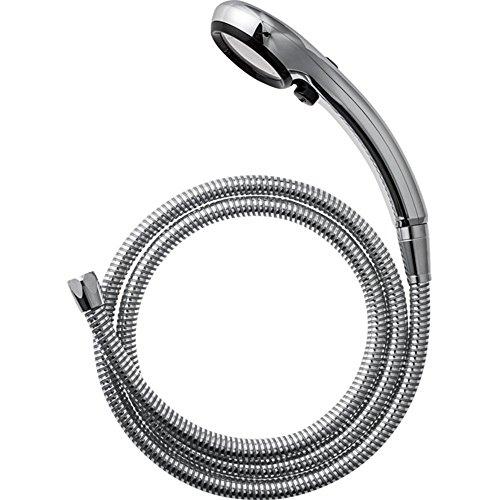 SANEI(サンエイ) シャワーヘッド ホースセット レイニー 節水 手元ストップ 極細水流 メッキ PS303-CTMA-CD_1