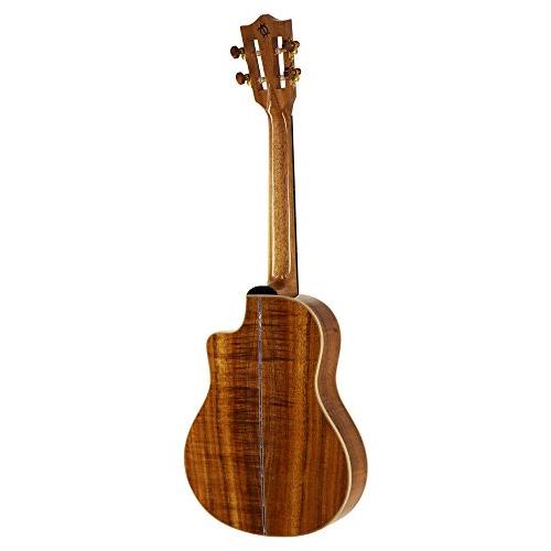 Big Island Ukulele KSX Deluxe HONU Slotted Series テナー フレイムドハワイアンコア単板 カッタの画像