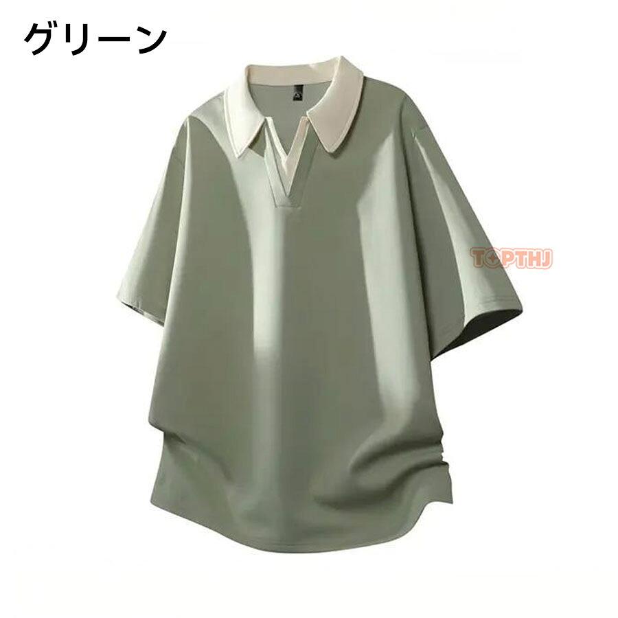 k*e様 新品未使用 G/FORE ポロシャツ ベージュ Lサイズ 半袖ポロシャツ メンズ レディース 鹿の子素材 カラー配色 スキッパー
