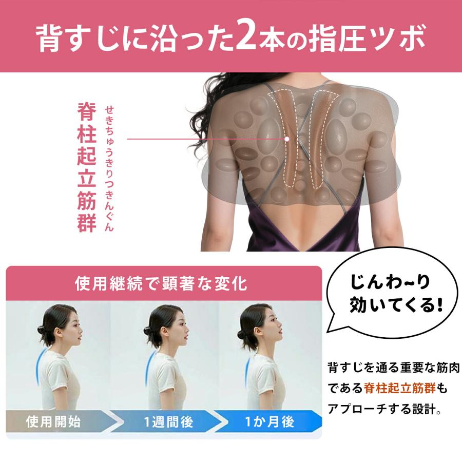肩甲骨はがしピロー 肩こりケア 背中ストレッチ ツボ押し マッサージ器