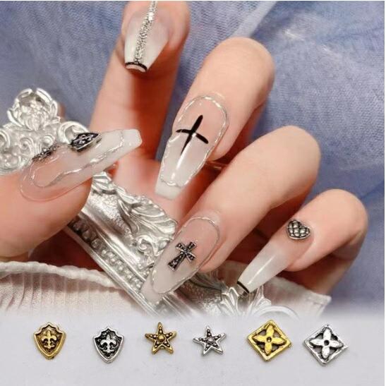 ネイルパーツ ネイルチップ ネイルアート ネールグッズ クロスチャーム