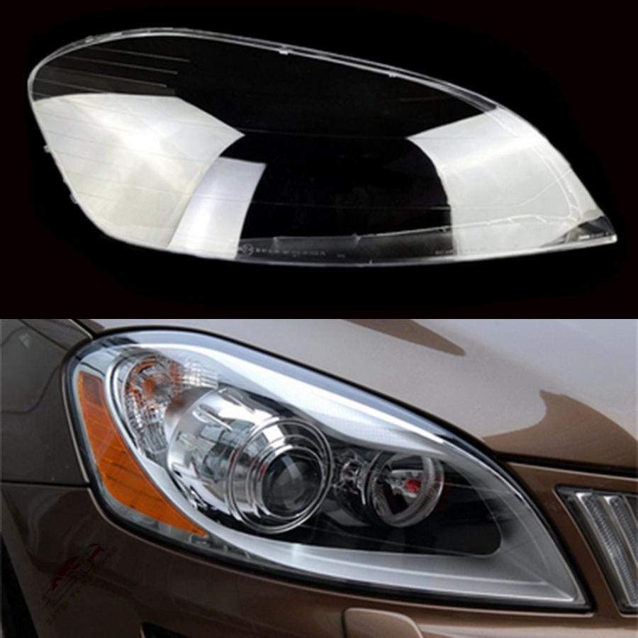 人気色 高品質 ボルボ XC60 2009-2013 フロント ヘッドライト カバー レンズ ガラス 保護 ランプ 外装 パーツ アクセサリー