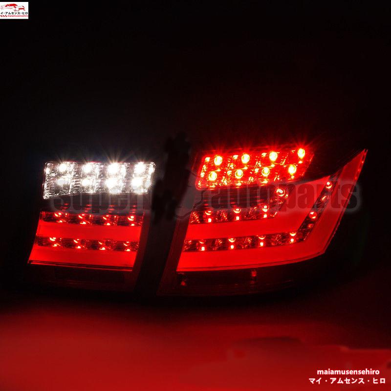 【SALE開催中】 高品質 レクサス/LEXUS LS460/600h/hL 前期 フルLED レッド/赤 チューブ テールランプ/ライト トランクランプ ボルトオン 左右4点セット