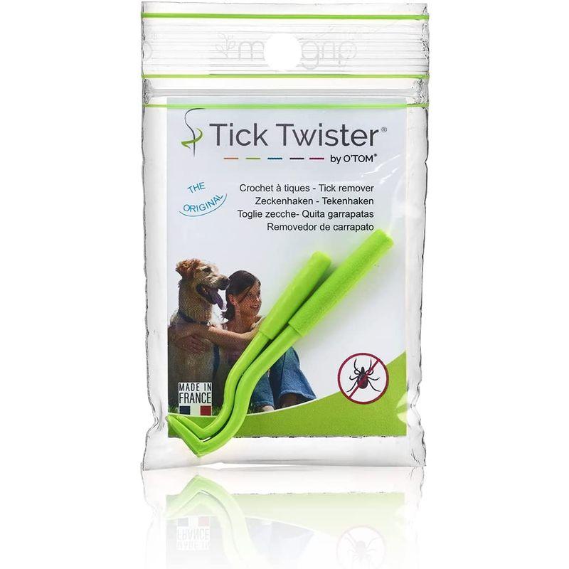 海外輸入】 O'Tom Tick Twister 2本セット 大小 ティックツイスター マダニ取り 並行輸入品 お手入れ、トリミング用品 