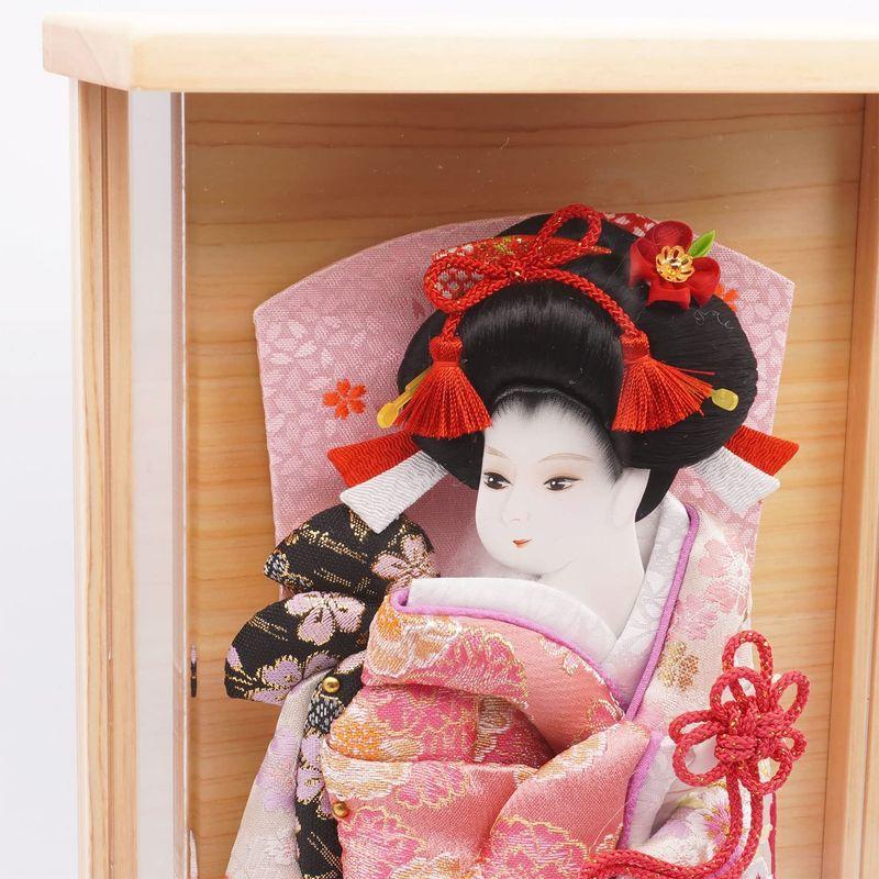 最終決算人形の久月 刺繍振袖羽子板 檜 額型アクリルケース入り40227-1SG 冷暖房、季節用品 羽子板 壁掛け 愛 額飾り アクリルケース飾り 前飾りうさぎ付 8号 壁掛け HGF-1173-08-012 羽子板飾り 初正月