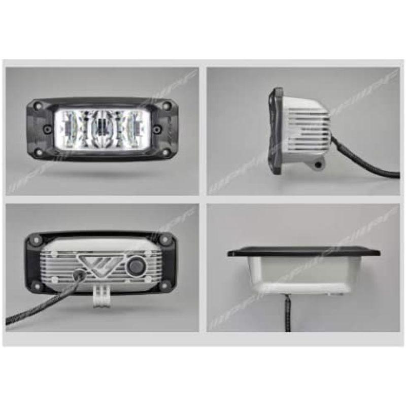 IPF　バックランプ　作業灯　ワークライト　12V　共通　バンパー埋め込みタイプ　LED　816XLFM　24V　海外モデル