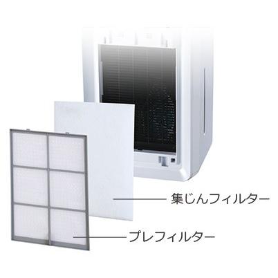 富士通ゼネラル 加湿脱臭機　脱臭・集じん・加湿 富士通（FUJITSU） ゼネラル 脱臭機フィルター 【交換用集じん