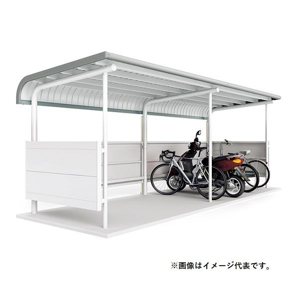 イナバ物置 自転車置場 2連棟　BP-24SPL-2　多雪型 BP-Sシリーズ プレート式 12台収納 [♪▲]