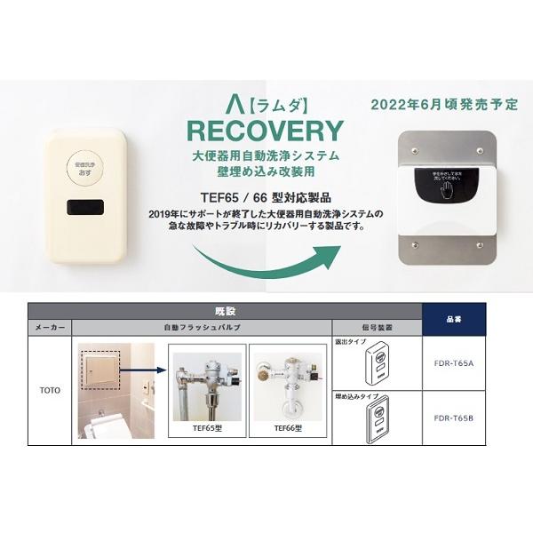 ミナミサワ FDR-T65B TOTO 大便器自動洗浄システム TEF65/66型 改装用