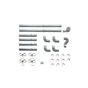 FL-20S4 長府 サンポッド2m延長セットのバラし品　　すたらみです！ サンポット 長府/サンポット FF暖房機・給排気管延長セット ステンレス