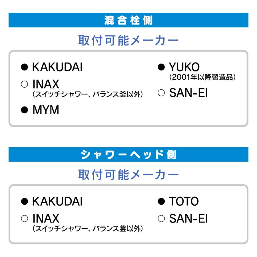 カクダイ/GAONA/ガオナ GA-FF033 水栓金具 シャワーホース1.6m 10本 アイボリー 受注生産 [§]_4