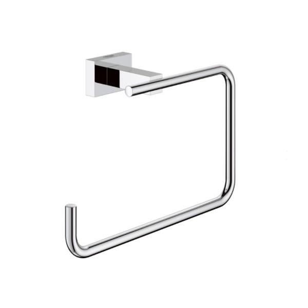 GROHE（グローエ） 40510001 アクセサリー エッセンシャルキューブ タオルリング クローム [ ] : まいどDIY - 通販 ...