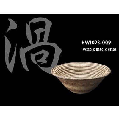 三栄水栓　HW1023-009　手洗器(信楽焼） 利楽 渦
