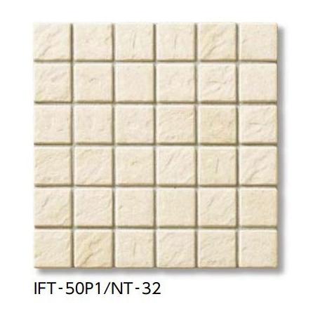 LIXIL 【IFT-50P1-NT-32 20シート/ケース】 サーモタイル ナチュラル 50mm角紙張り(浴室床タイプ) [♪ 【追加送料あり】]｜maido-diy-reform