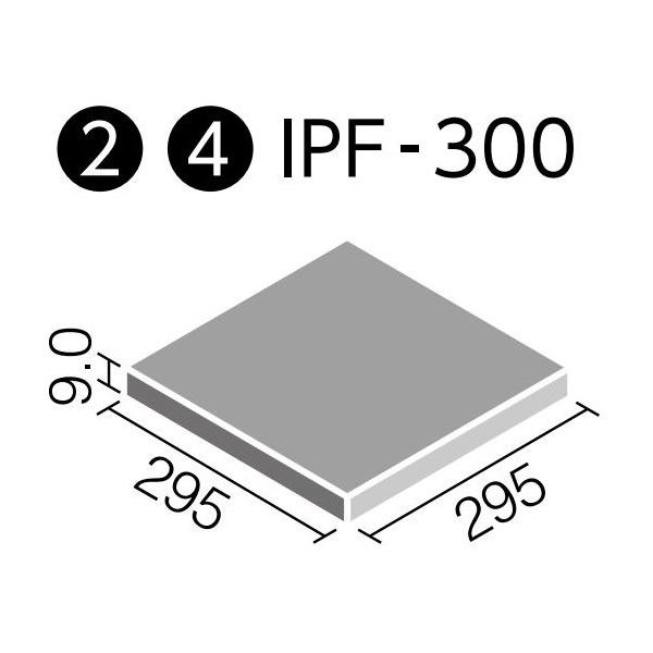 LIXIL 【IPF-300/RSK-12W 10枚/ケース】 300mm角平(ウエット清掃タイプ