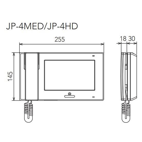 アイホン インターホン アイホン JP-4MED モニター付親機 アイホン インターホン アイホン JP-4MED モニター付親機