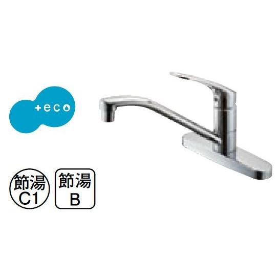 水栓金具 三栄水栓 K676EK-13 シングル台付混合栓 寒冷地用 : k676ek 