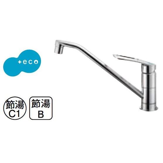 水栓金具 三栄水栓　K8712E2TJV-13　シングルワンホール混合栓