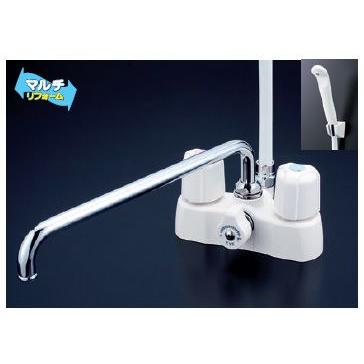 KVK シャワーバス水栓（2ハンドル） KVK KF2008R3 浴室 デッキ型2