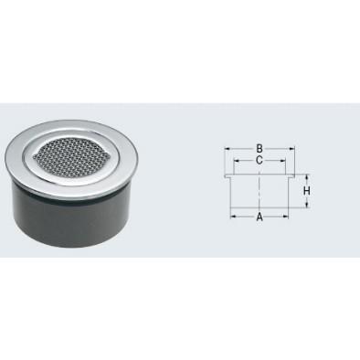 水栓金具 カクダイ　400-233-200　防虫目皿 [□]