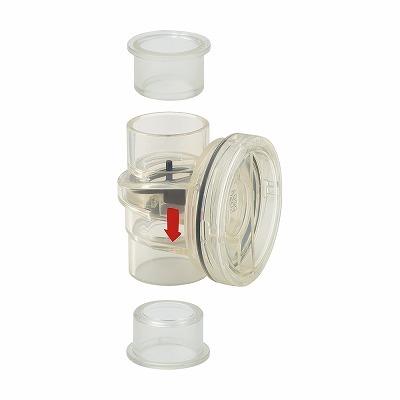 カクダイ（KAKUDAI） 水栓金具 438-059-50 通気・排水 自封式ドレン