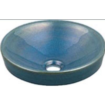 未使用品　カクダイ 493-012-CB 丸型手洗器 孔雀 洗面器 カクダイ（KAKUDAI） 洗面所 493-012-CB 丸型手洗器 孔雀