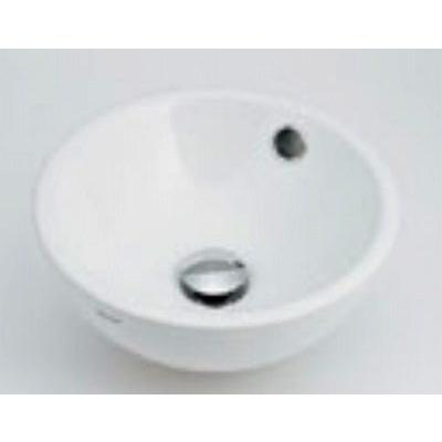 洗面所 カクダイ　493-018　丸型手洗器 Luju 陶器製 [♪■]