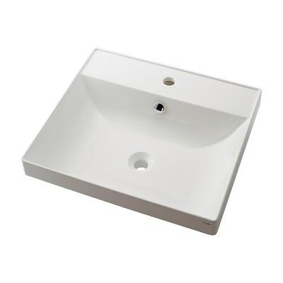 カクダイ（KAKUDAI） 洗面所 493-182 角型洗面器 1ホール