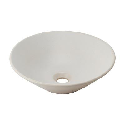 カクダイ（KAKUDAI） 洗面所 493-266-CW 丸型手洗器 信楽焼 狭霧