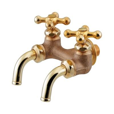 カクダイ 水栓金具 カクダイ 705-016-CU 双口ホーム水栓 レトロ カクダイ 水栓金具 カクダイ 705-016-CU 双口ホーム水栓 レトロ