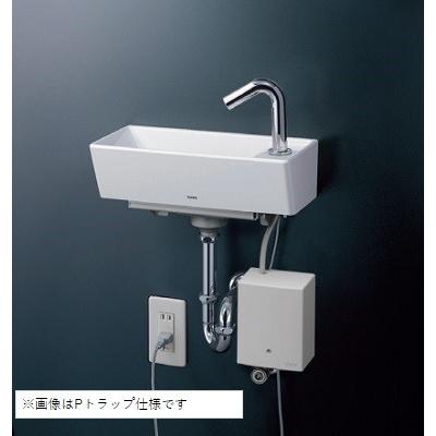 優先配送TOTO 手洗器　LSE50AS　壁掛手洗器角型(自動水栓セット)  Sトラップ 壁給水・床排水 [♪■]