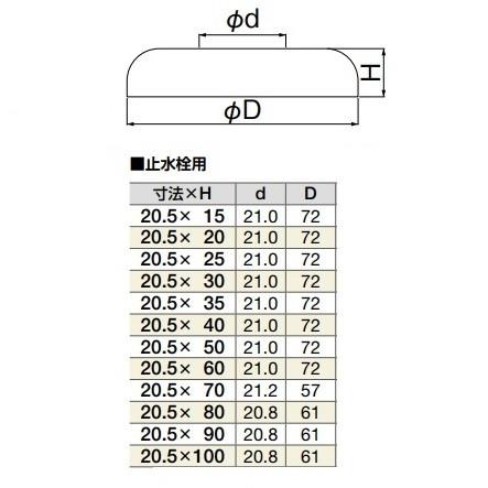 MIYAKO ミヤコ 座金 【M6CM 20.5×40】 ワン座(メッキ) 止水栓用 黄銅