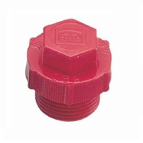 みひこ① MIYAKO ミヤコ 量水器用閉栓プラグ 【MB100K 13】 金門ネジ（赤色）13A