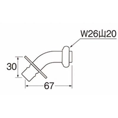 SANEI SANEI/三栄水栓 洗面所 PY125-4TX-16 洗濯機用品 洗濯機用L型