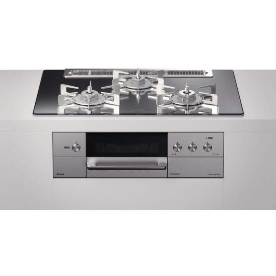 最新情報 ビルトインコンロ リンナイ Rhs71w31e13rcstw プロパン Delicia 幅75cm 3v乾電池 コンロ オーブン設置用 プラチナミラー 送料込 Atempletonphoto Com