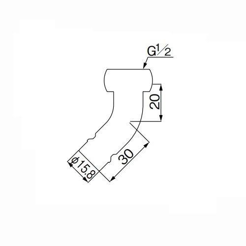 ミヤコ 部材 【S44GM 13G】 洗濯機水栓用カップリング 青銅｜maido-diy-reform｜02